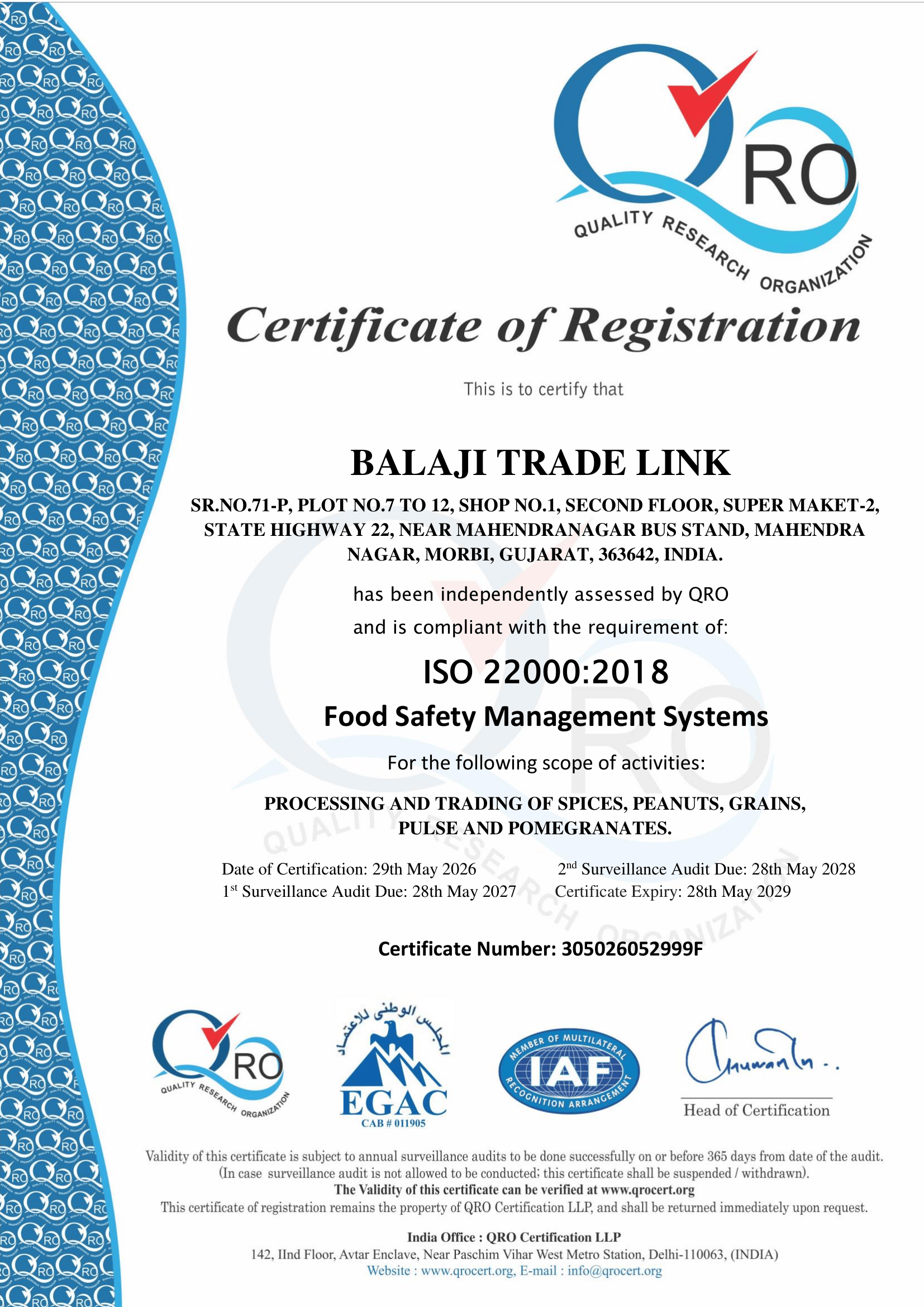 IEC Certificate